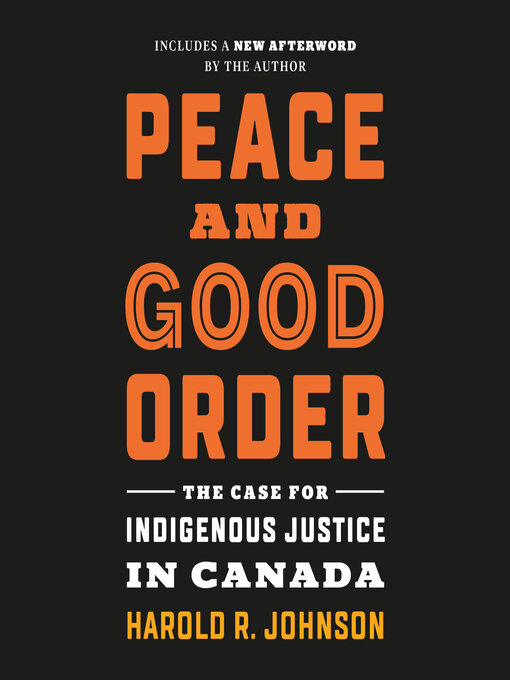 Title details for Peace and Good Order by Harold R. Johnson - Available